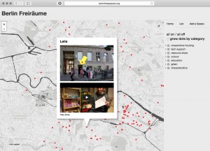 Jaime Iglehart, Freiräume Map Berlin, 2009