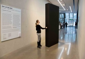 Ahmet Ogut, Anti-Debt Monolith, 2014. Courtesy the artist, photo courtesy Aaron Word.